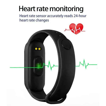 FitTrack™ M6 Fitness Smartwatch – Heart Rate &amp; Activity Monitor