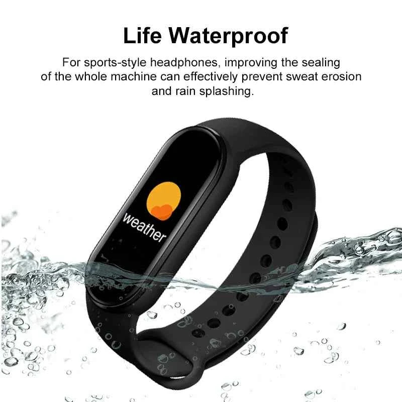 FitTrack™ M6 Fitness Smartwatch – Heart Rate &amp; Activity Monitor