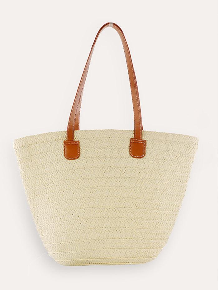 Flat Strap Trapezoid Tote  DestGlow