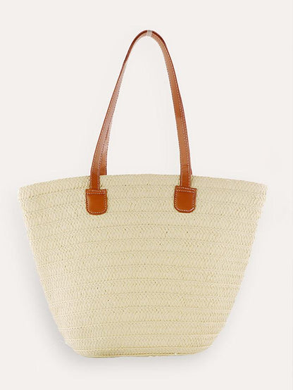 Flat Strap Trapezoid Tote  DestGlow
