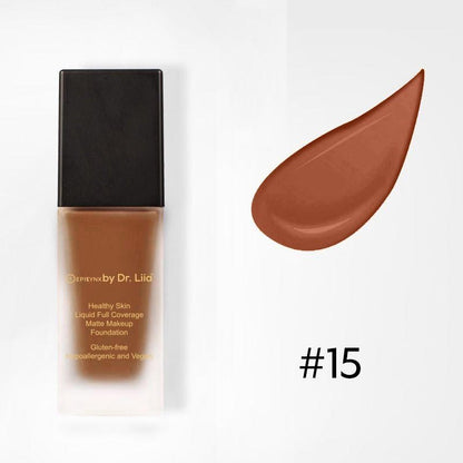 Healthy Skin Full Coverage Matte Foundation with SPF 30 – Vegan, Gluten-Free &amp; Hydrating by EpiLynx