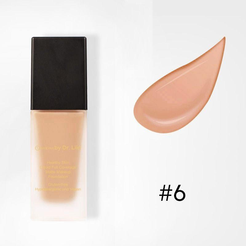 Healthy Skin Full Coverage Matte Foundation with SPF 30 – Vegan, Gluten-Free &amp; Hydrating by EpiLynx