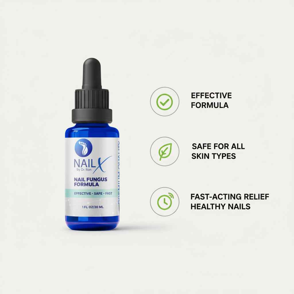 NailX Topical Nail Solution – Repair for Discolored, Damaged &amp; Fungal-Prone Nails