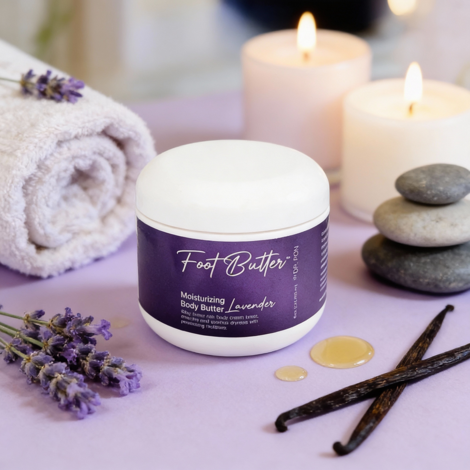 Lavender Moisturizing Body Butter – Deep Hydration for Dry Skin &amp; Tired Feet