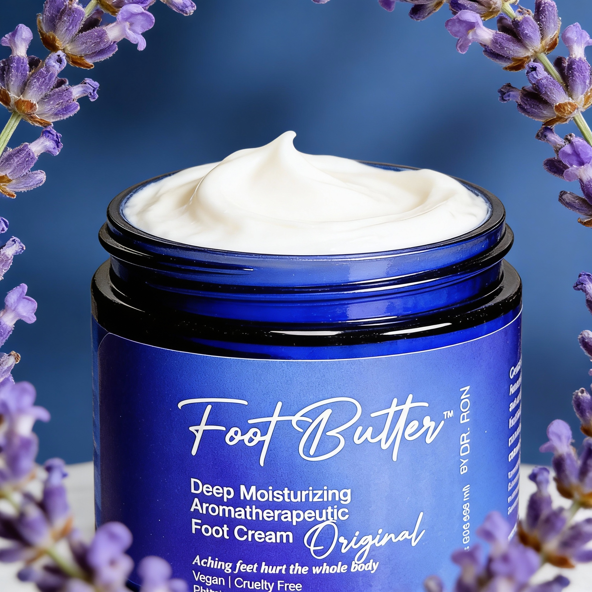 Lavender &amp; Jasmine Foot Butter – Deep Moisturizing Foot Cream for Dry, Tired Feet
