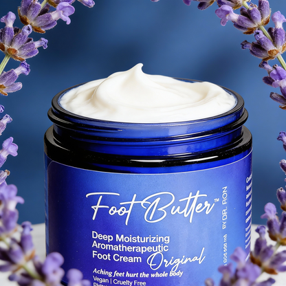 Lavender &amp; Jasmine Foot Butter – Deep Moisturizing Foot Cream for Dry, Tired Feet