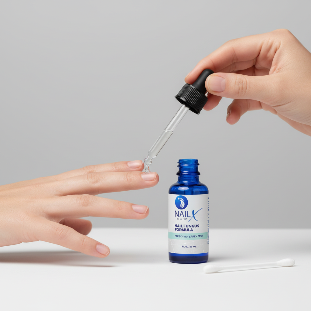 NailX Topical Nail Solution – Repair for Discolored, Damaged &amp; Fungal-Prone Nails