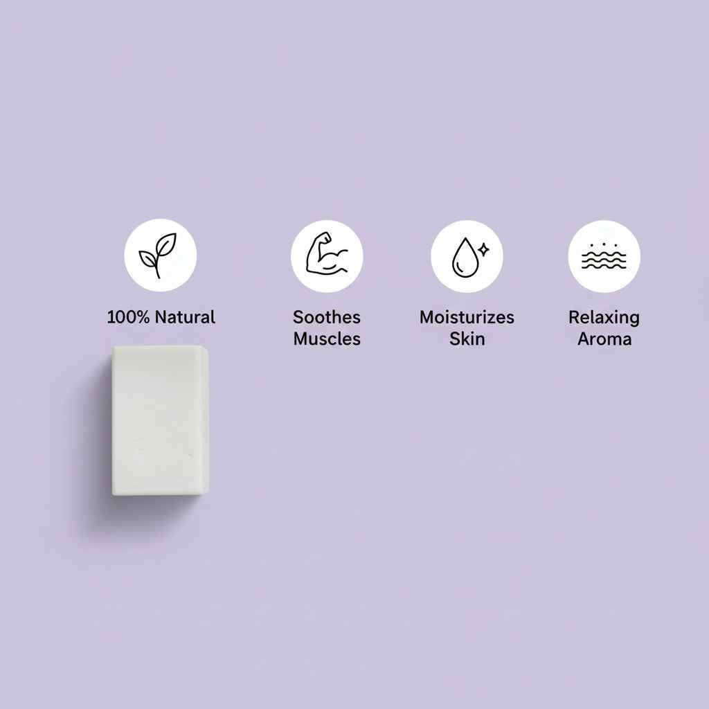 Lavender Glycerin Bath &amp; Body Soap – Hydrating, Gentle, Moisturizing Cleanser