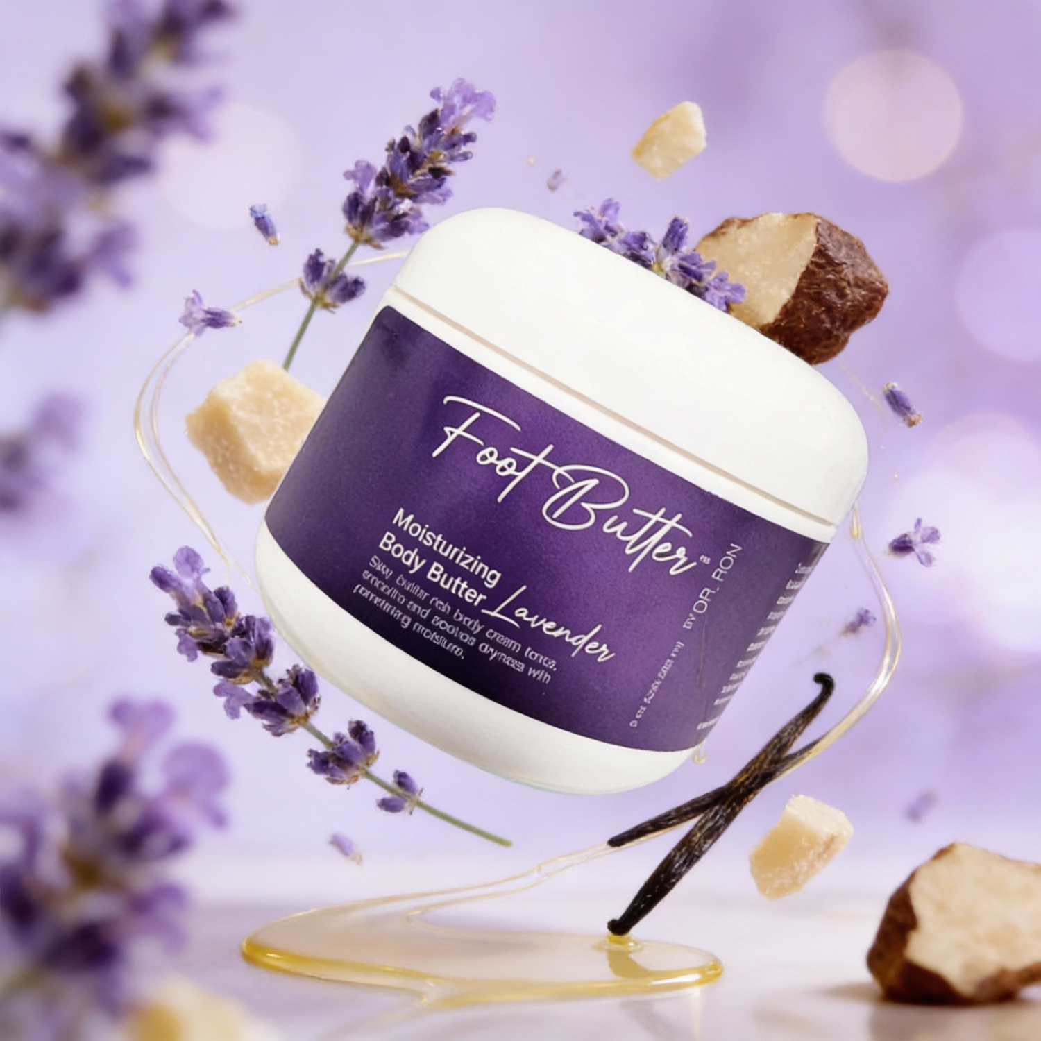 Lavender Moisturizing Body Butter – Deep Hydration for Dry Skin &amp; Tired Feet