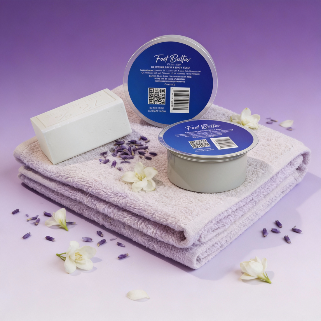 Lavender Glycerin Bath &amp; Body Soap – Hydrating, Gentle, Moisturizing Cleanser