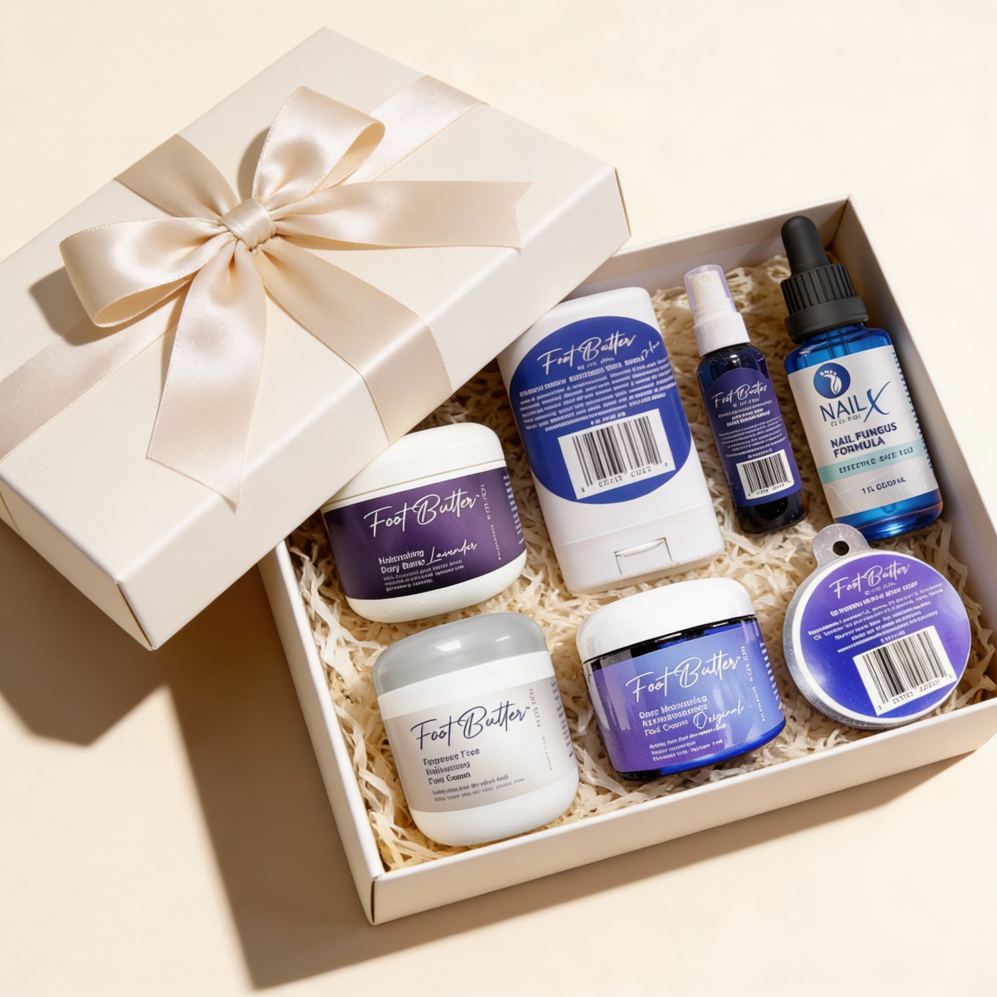 Ultimate Foot &amp; Body Care Bundle – Foot Butter Creams, Body Butter, Heel Balm, Cooling Spray, Nail Repair &amp; Bath Soap