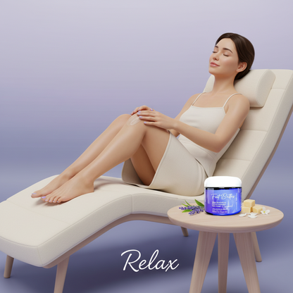 Lavender &amp; Jasmine Foot Butter – Deep Moisturizing Foot Cream for Dry, Tired Feet