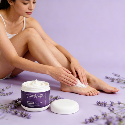 Lavender Moisturizing Body Butter – Deep Hydration for Dry Skin &amp; Tired Feet
