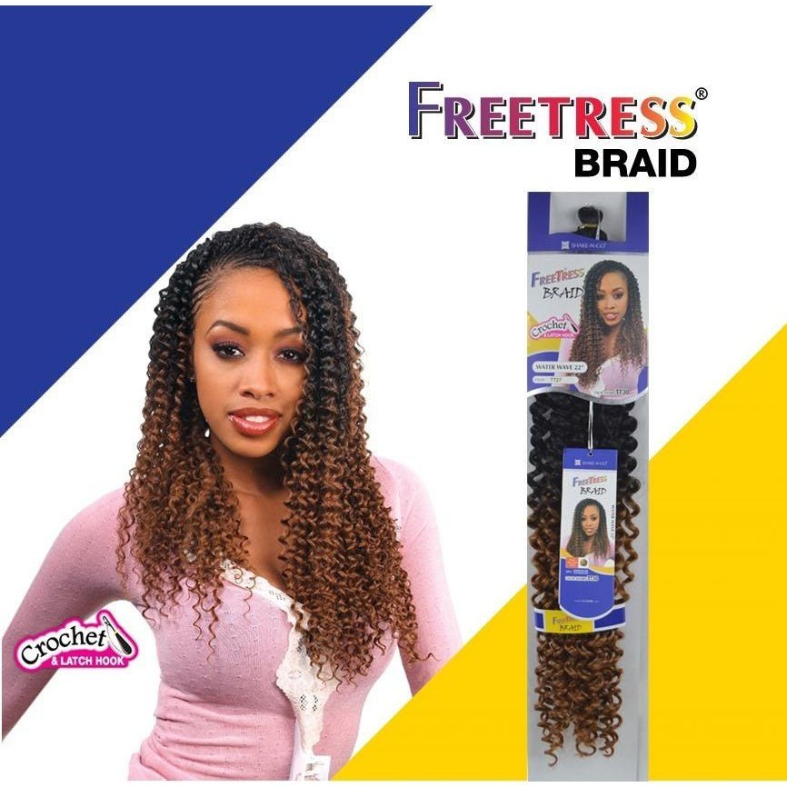 FreeTress Braid Crochet Water Wave Bulk 22" - DestGlow