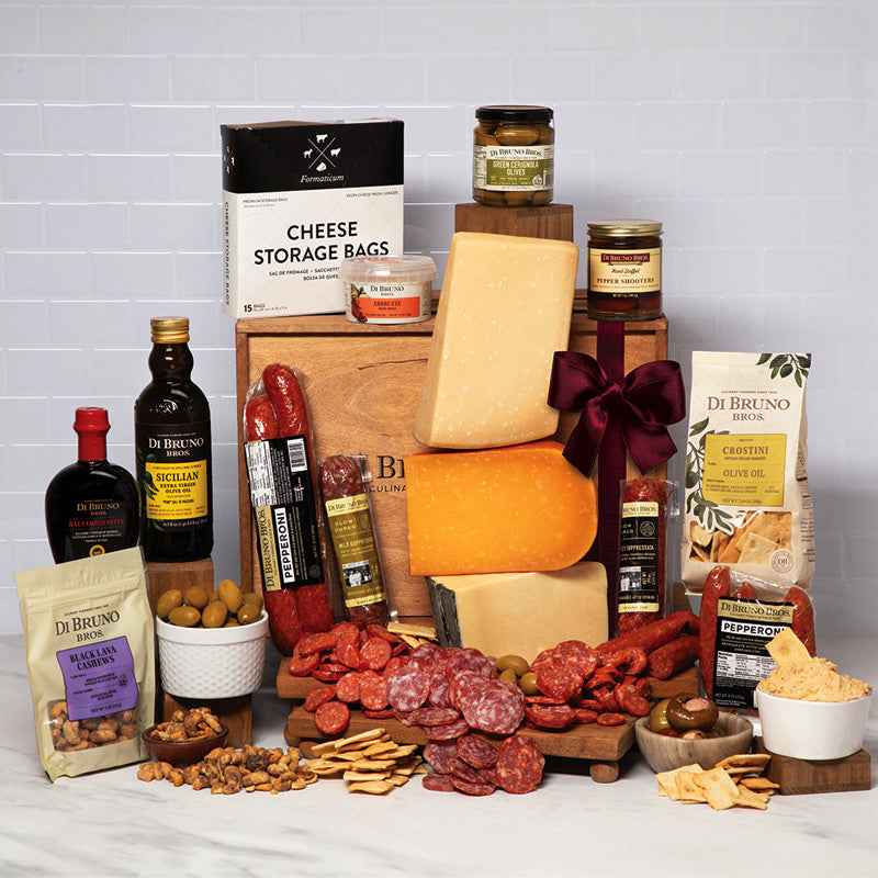 Fuhgettaboutit Cheese &amp; Charcuterie Gourmet Gift Crate