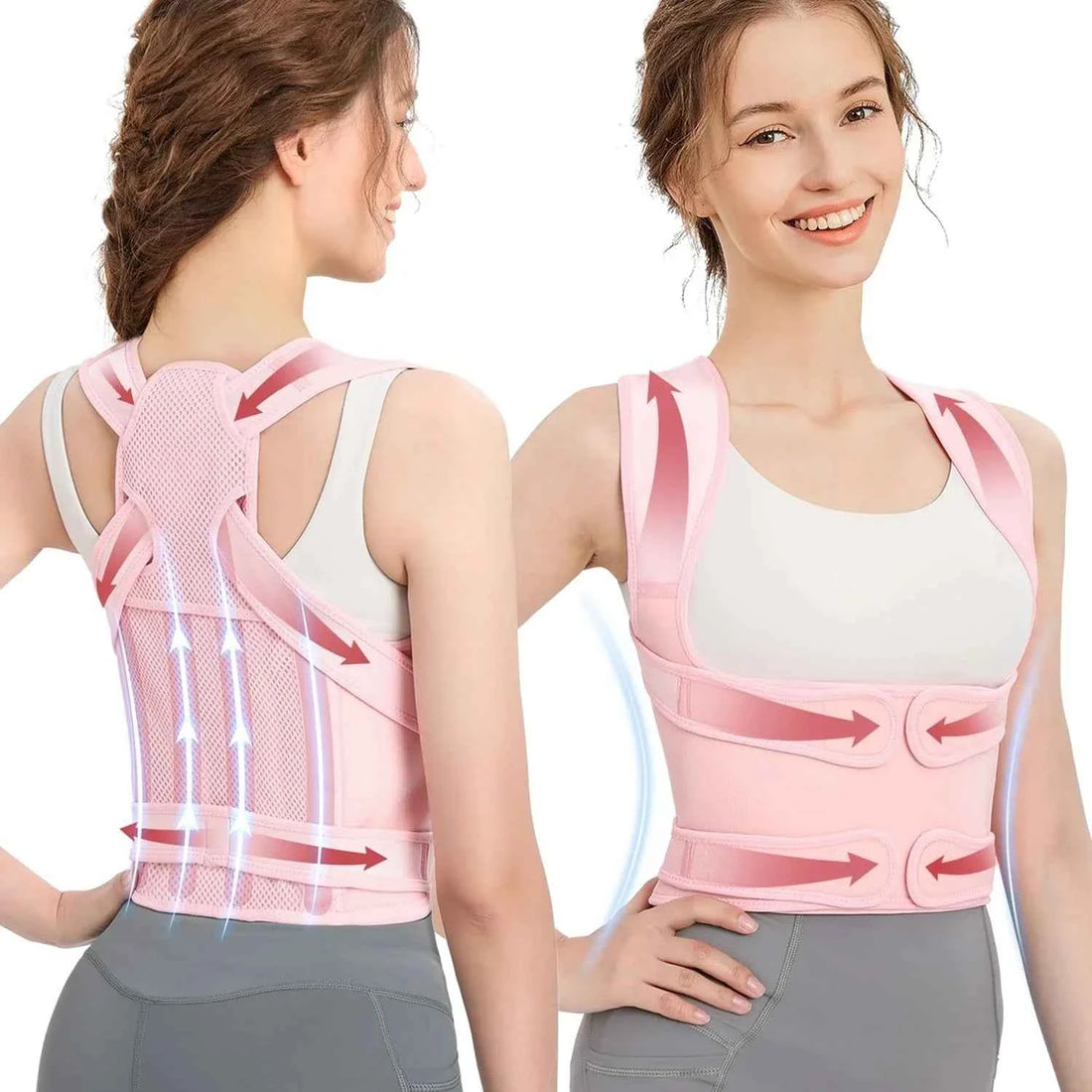 FemAlign™ Full Back Posture Corrector – Comfortable Support for Women
