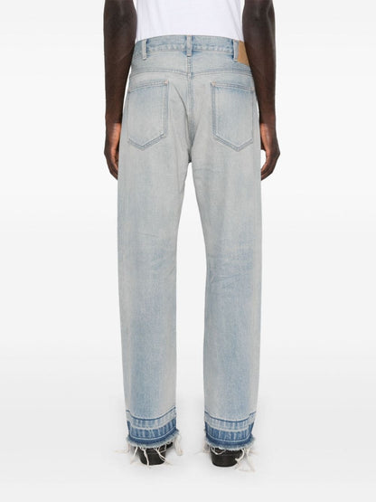 Celine Men Jeans Wesley In Denim Lavaggio Eastside Distressed by Luosophy