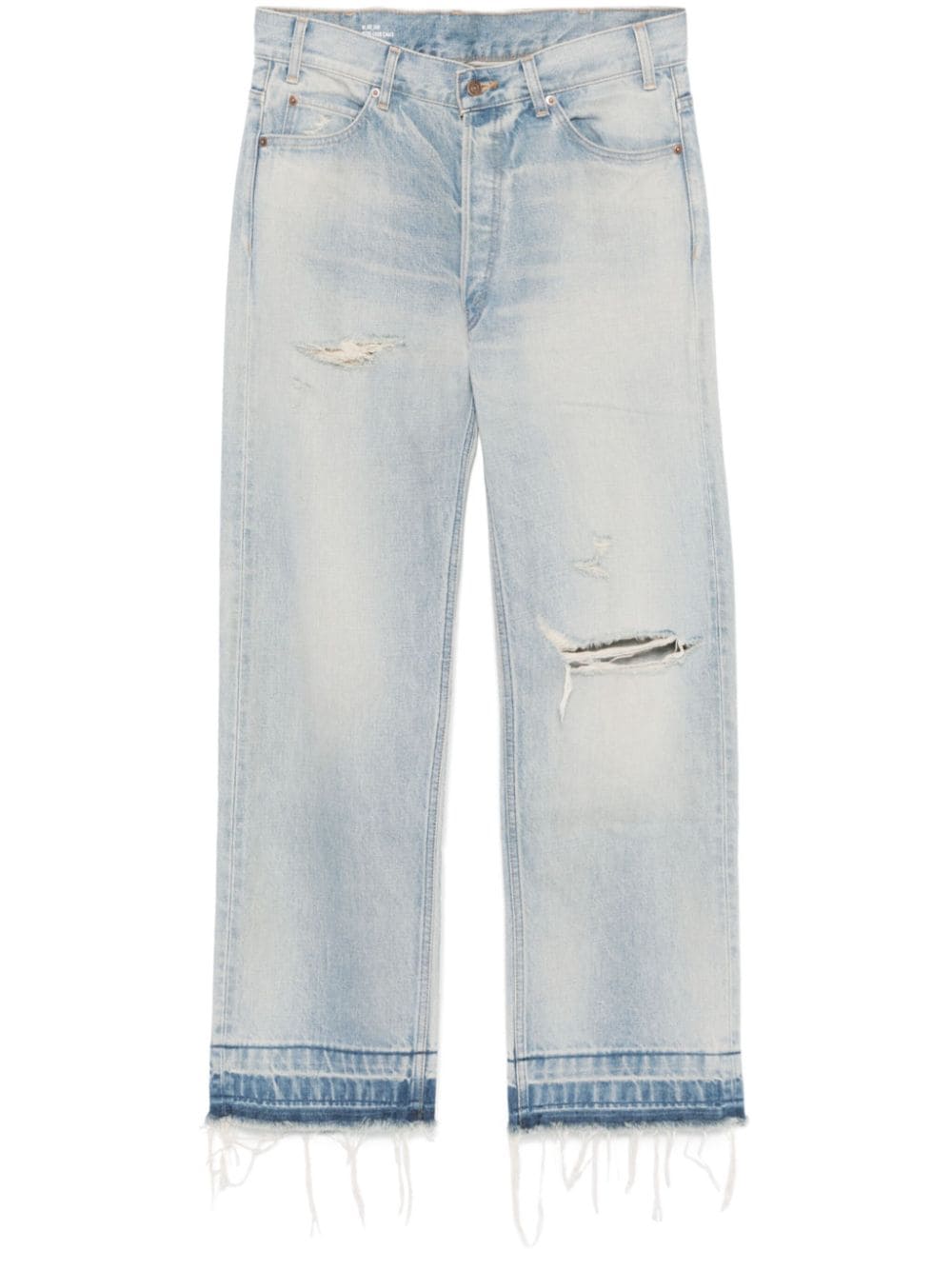 Celine Men Jeans Wesley In Denim Lavaggio Eastside Distressed by Luosophy