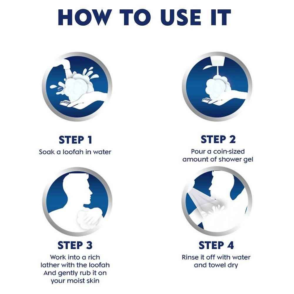 Nivea Men Pure Impact Shower Gel For Body, Face &amp; Hair