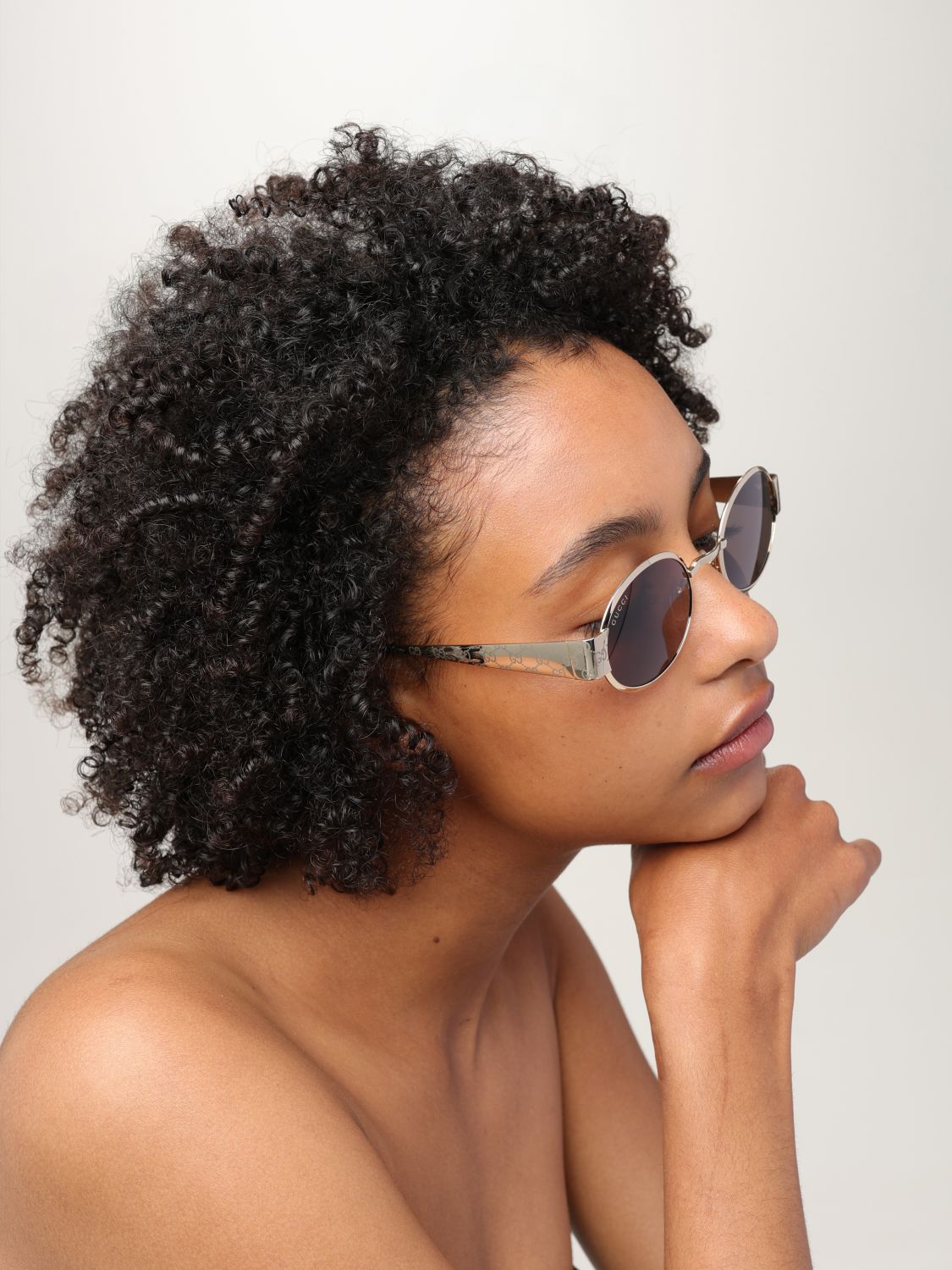 Gucci Sunglasses Woman Brown by Luosophy