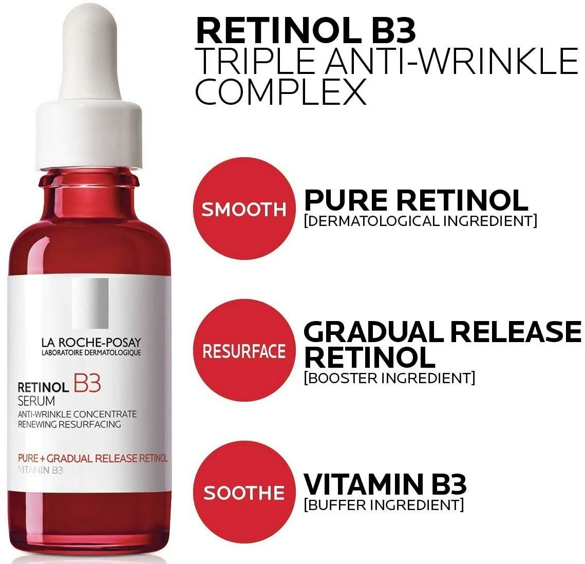 La Roche-Posay 0.3% Retinol Vitamin B3 Serum