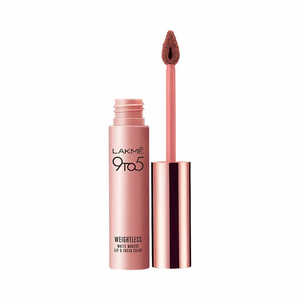 Lakme 9 To 5 Weightless Mousse Lip &amp; Cheek Color - Coffee Lite
