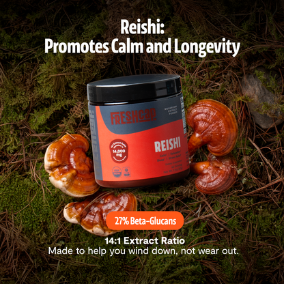 Reishi Mushroom Extract Powder by FreshCap Mushrooms