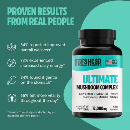Ultimate Mushroom Complex Capsules by FreshCap Mushrooms