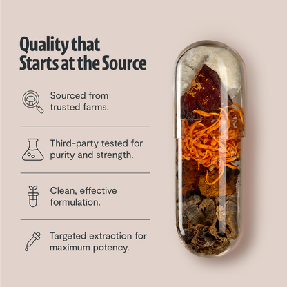 Ultimate Mushroom Complex Capsules by FreshCap Mushrooms