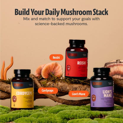 Reishi Mushroom Extract Capsules by FreshCap Mushrooms
