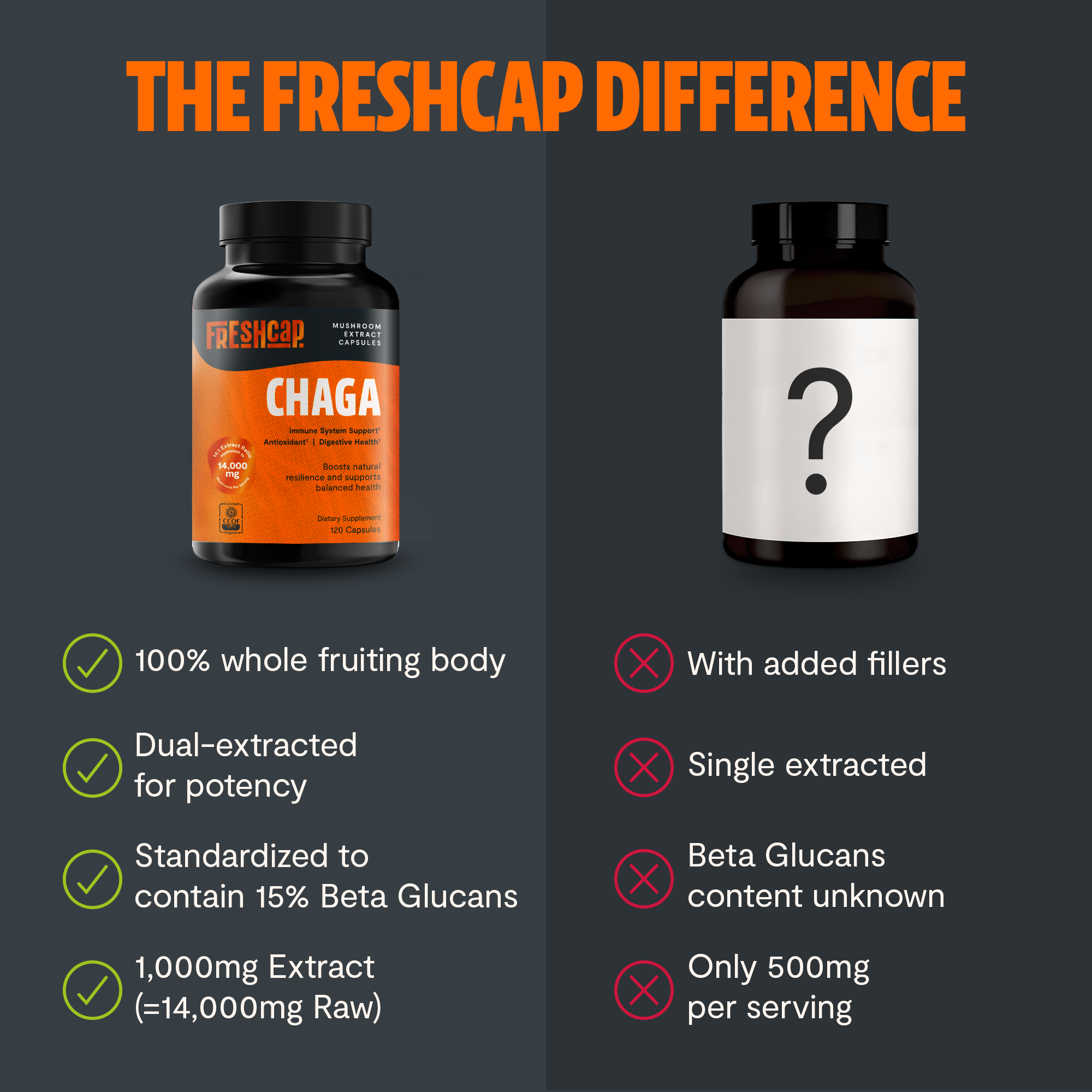 Chaga Mushroom Extract Capsules