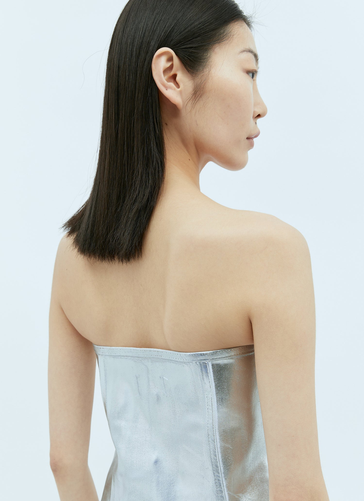 Ganni Women Foil Denim Corsage by Luosophy