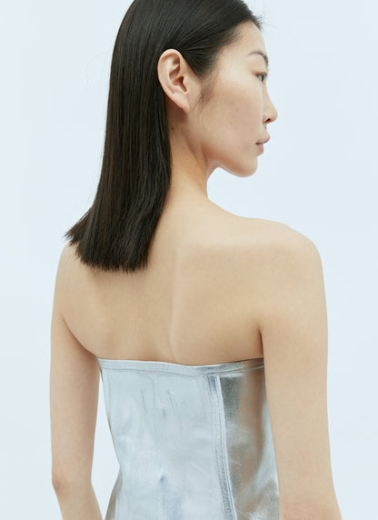 Ganni Women Foil Denim Corsage by Luosophy