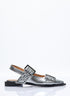 Ganni Women Feminine Buckle Ballerina Flats by Luosophy
