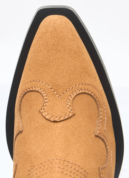 Ganni Women Mid Shaft Embroidered Western Boots by Luosophy