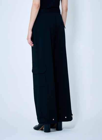 Ganni Women Solid Twill Suiting Cargo Pants by Luosophy