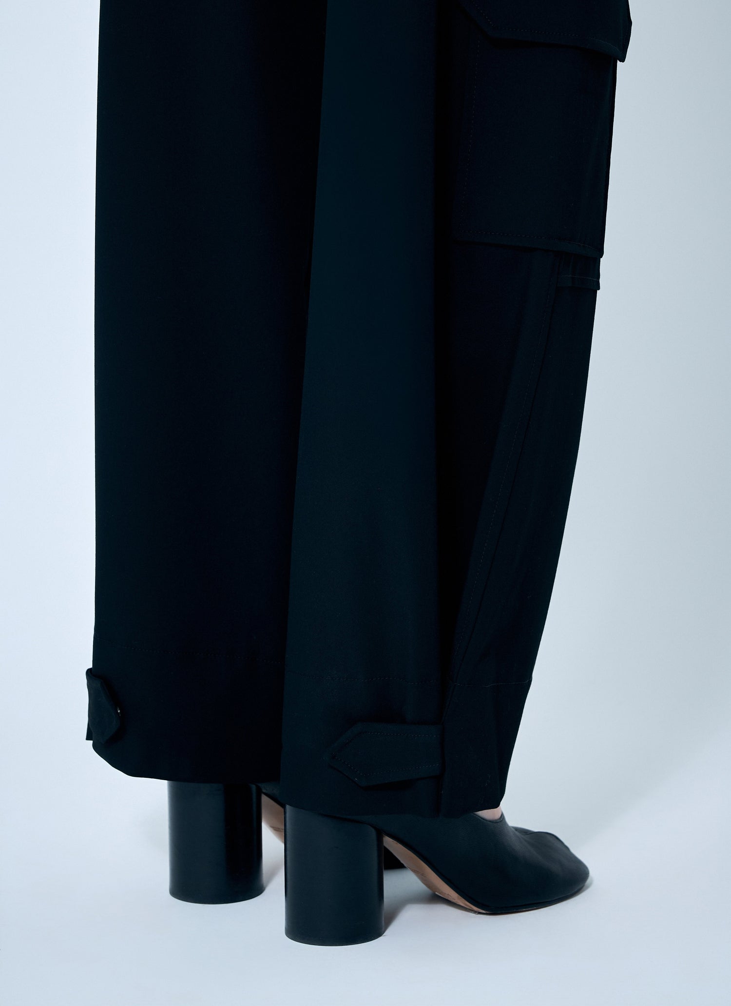 Ganni Women Solid Twill Suiting Cargo Pants by Luosophy