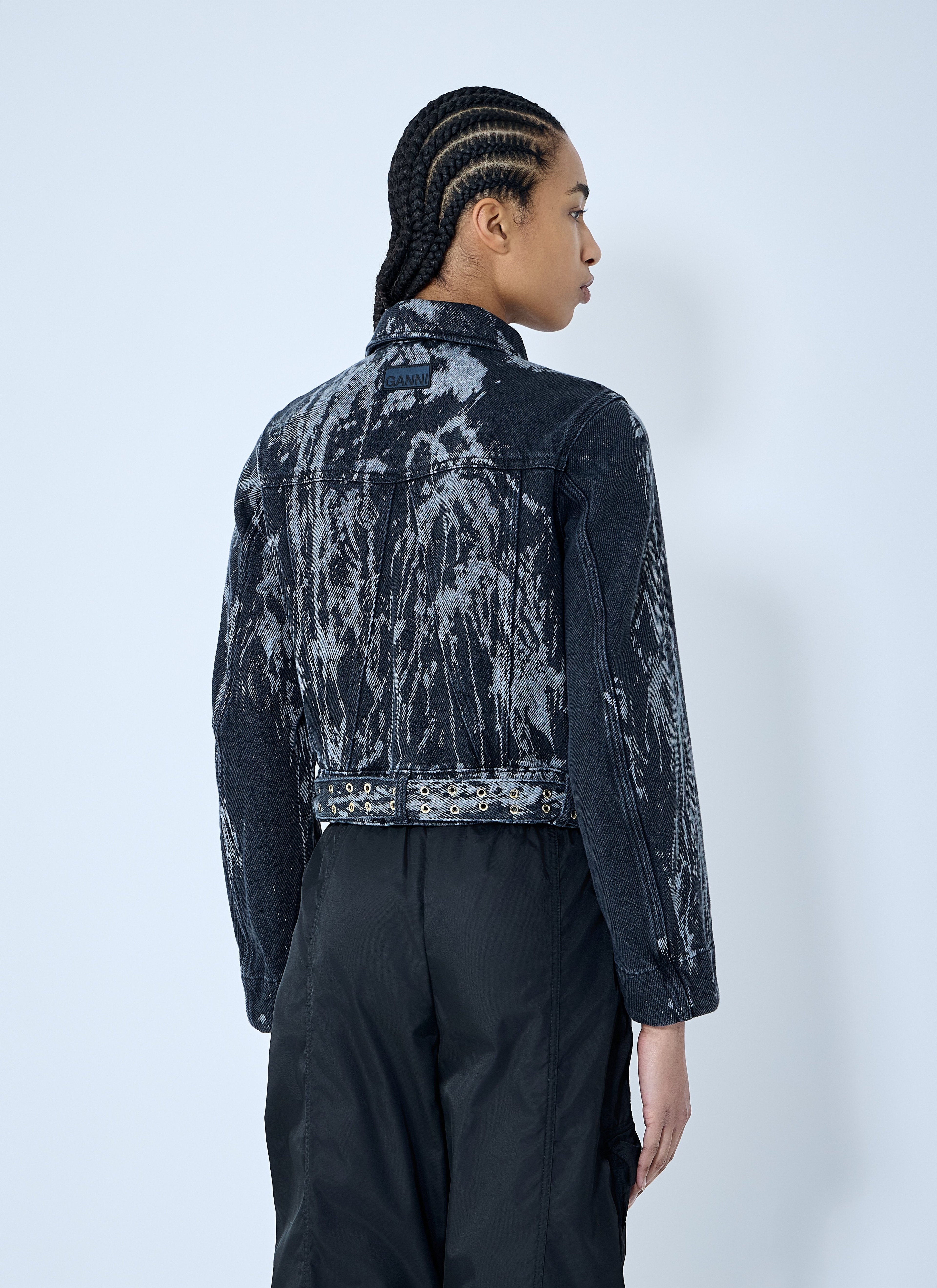 Ganni Women Heavy Denim Belted Jacket by Luosophy