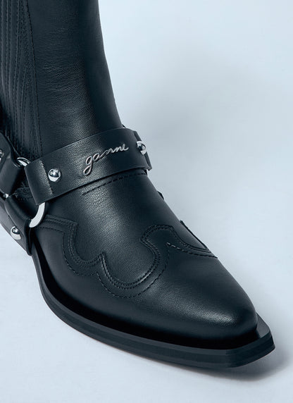 Ganni Women Low-Cut Western Chelsea Boots by Luosophy