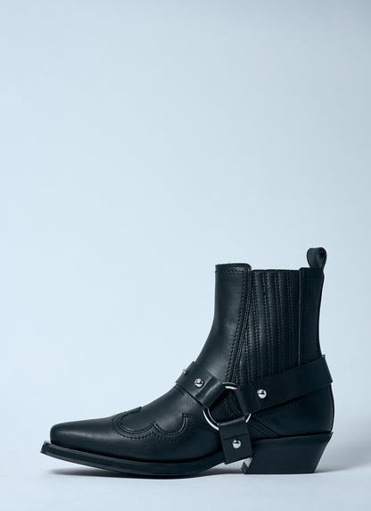 Ganni Women Low-Cut Western Chelsea Boots by Luosophy