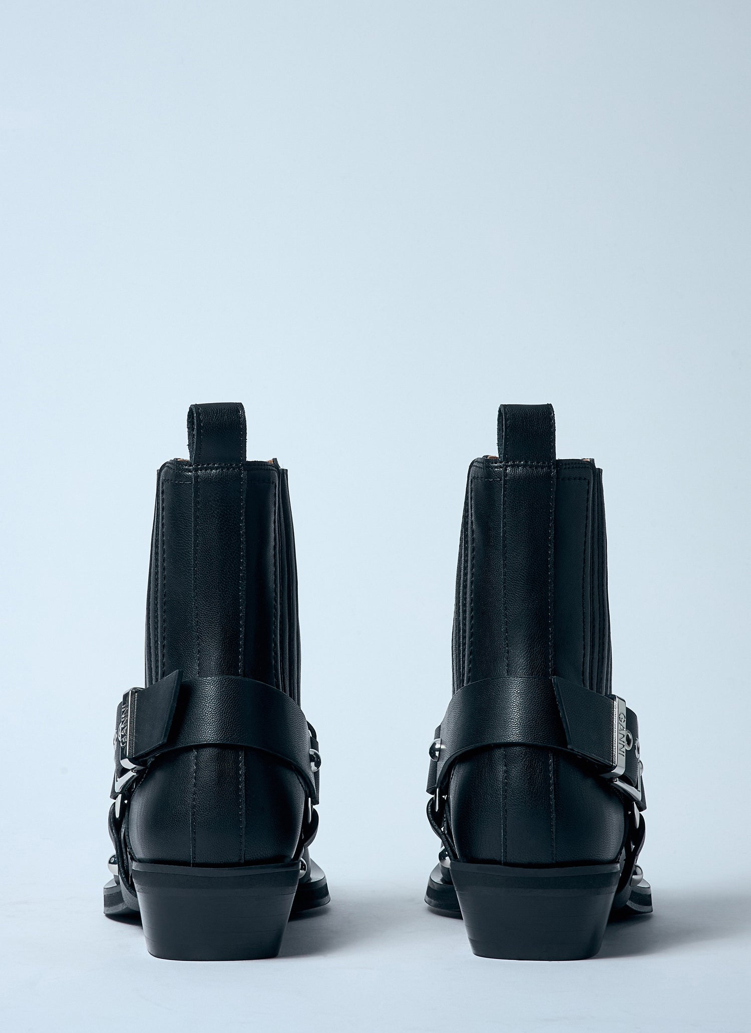 Ganni Women Low-Cut Western Chelsea Boots by Luosophy