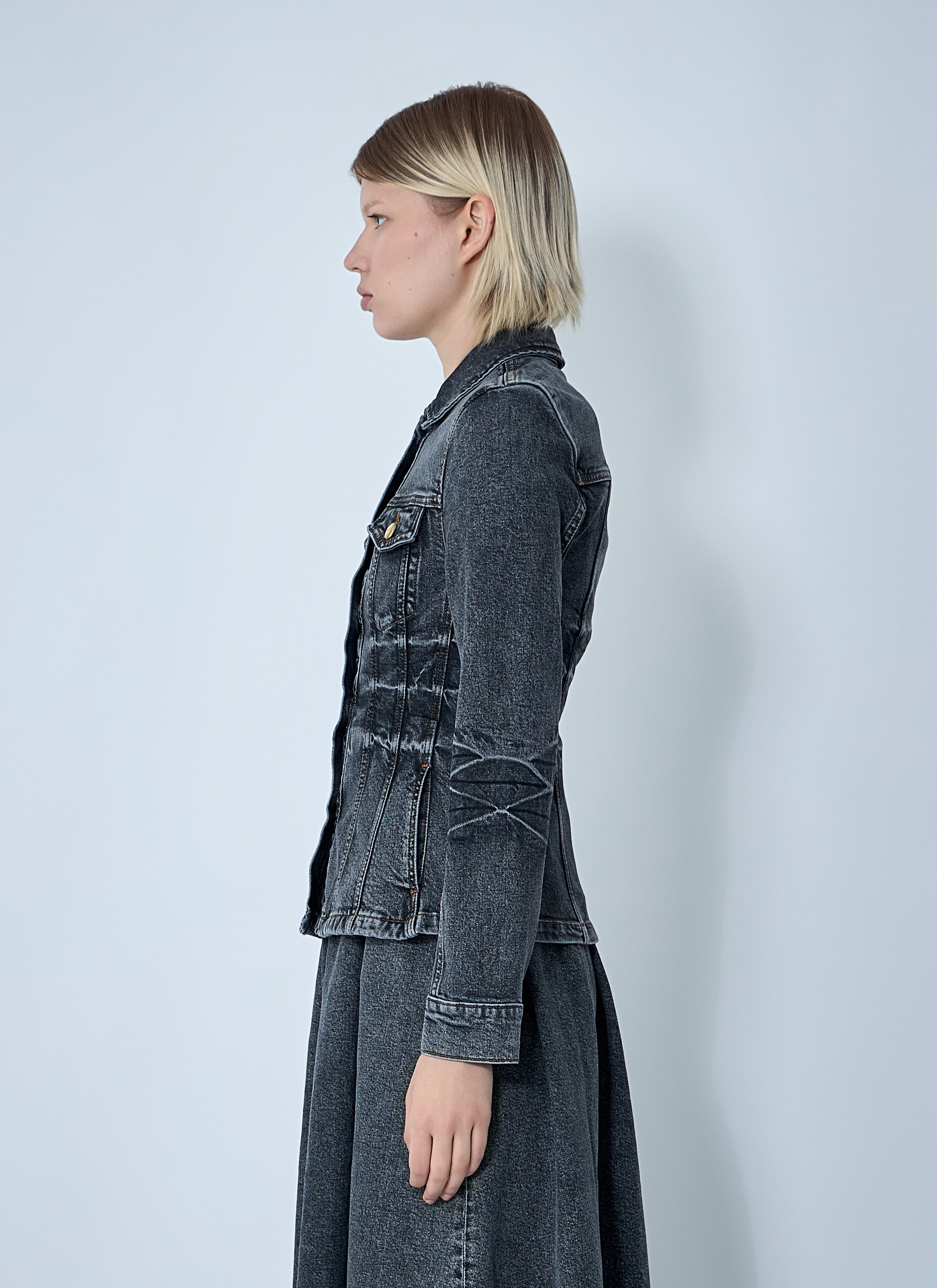 Ganni Women Stretch Denim Jacket by Luosophy