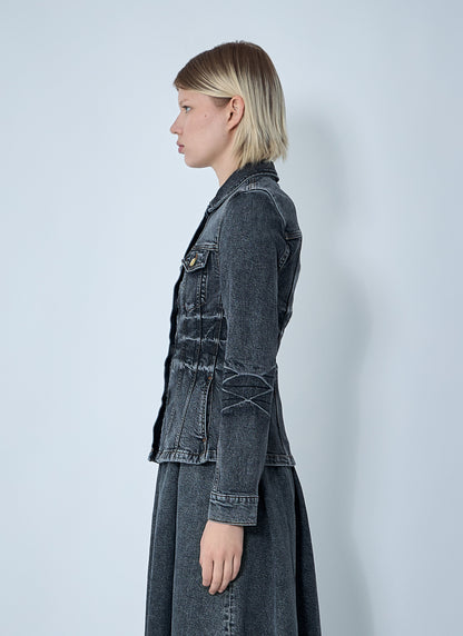 Ganni Women Stretch Denim Jacket by Luosophy