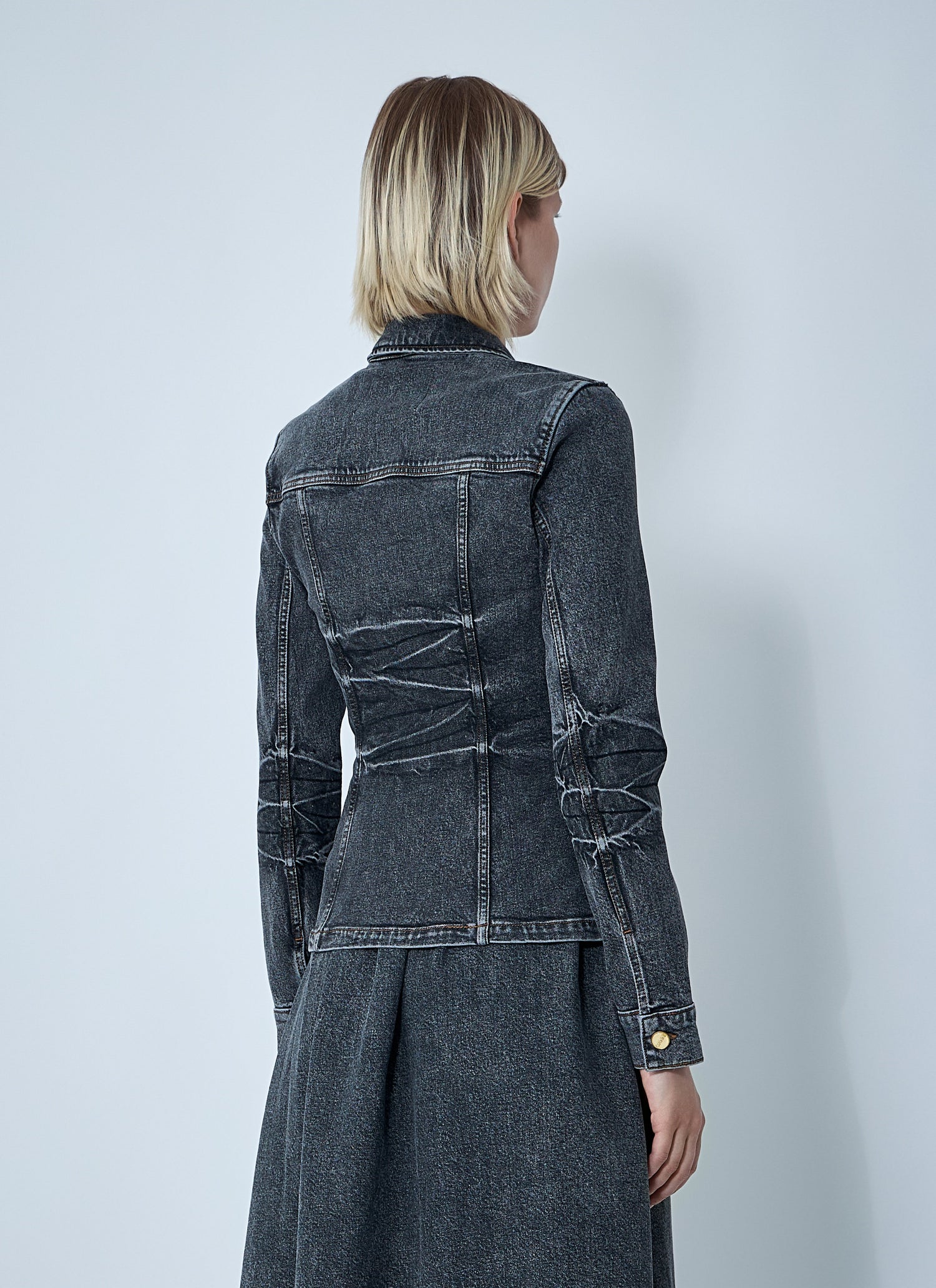 Ganni Women Stretch Denim Jacket by Luosophy