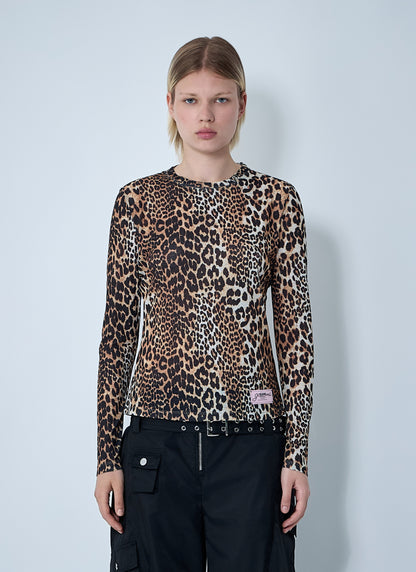 Ganni Women Mesh Top by Luosophy
