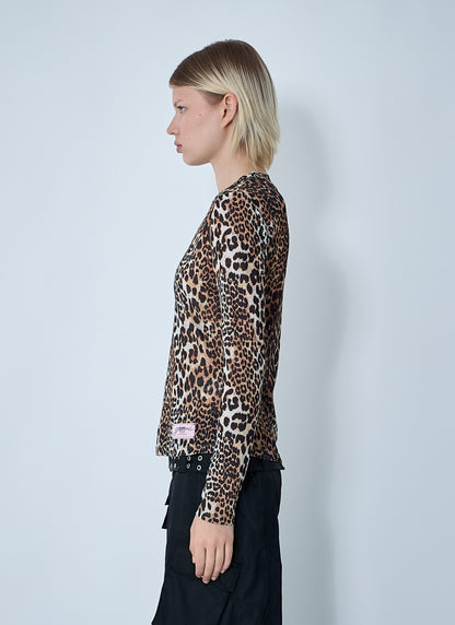 Ganni Women Mesh Top by Luosophy