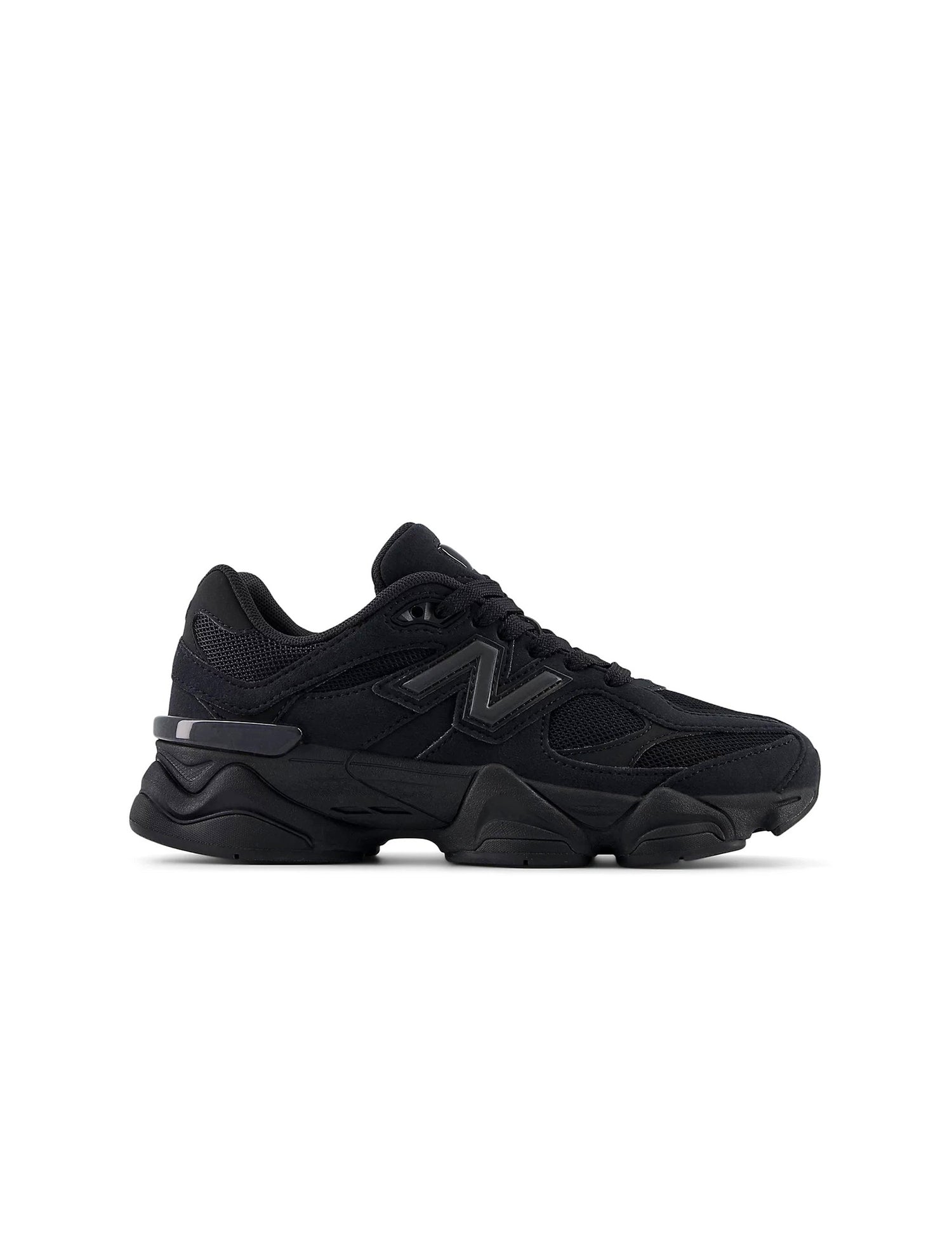 New Balance Big Kids 9060 Lifestyle Shoes - Triple Black by Denim Exchange
