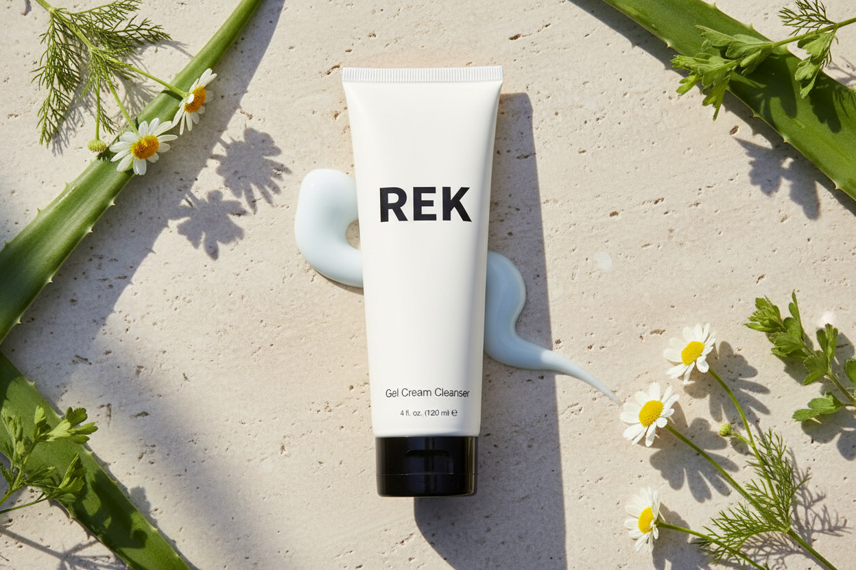 Gel Cream Cleanser – Hydrating &amp; Gentle | REK Cosmetics by REK Cosmetics