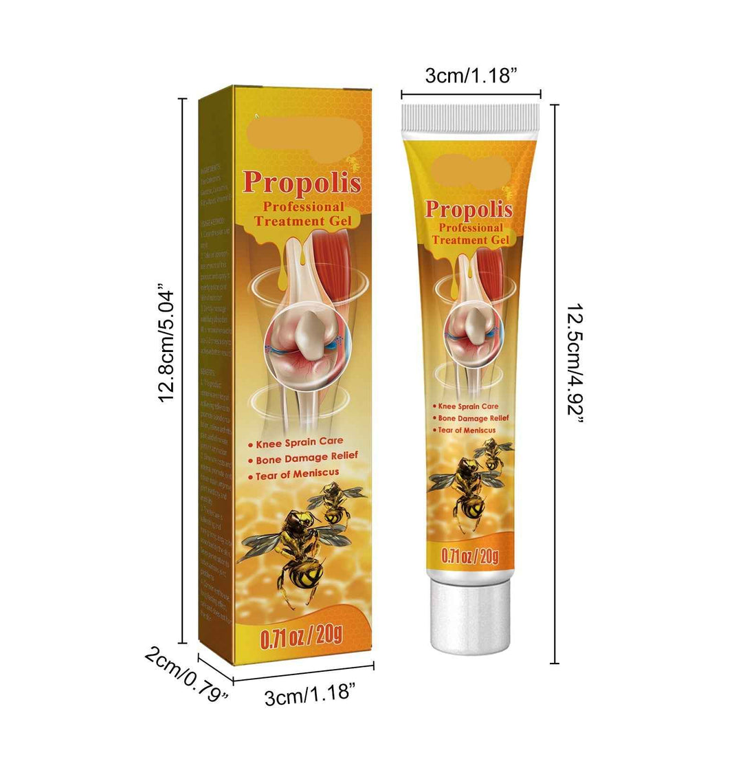 Bee Venom Joint Pain Relief Gel for Knees, Back &amp; Muscles All Natural Ingredients