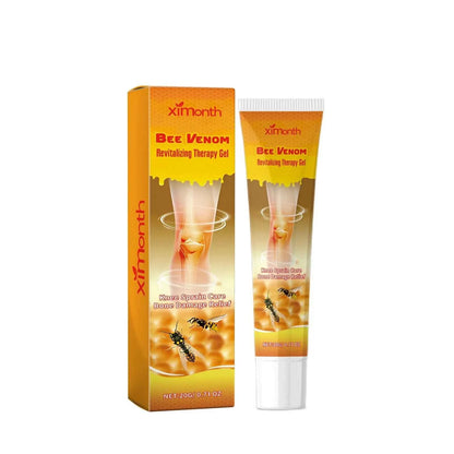 Bee Venom Joint Pain Relief Gel for Knees, Back &amp; Muscles All Natural Ingredients